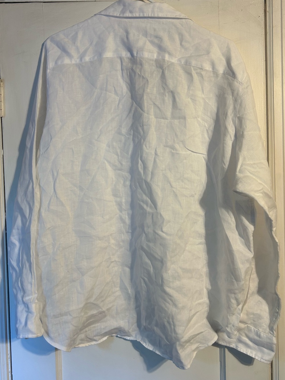 Frank & Eileen White Linen Shirt - Picture 4 of 6